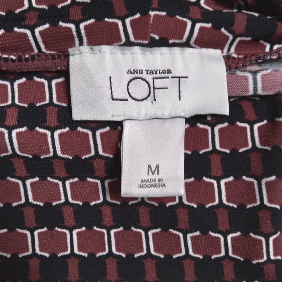 Ann Taylor Loft cowl neck blouse size M - Picture 11 of 14